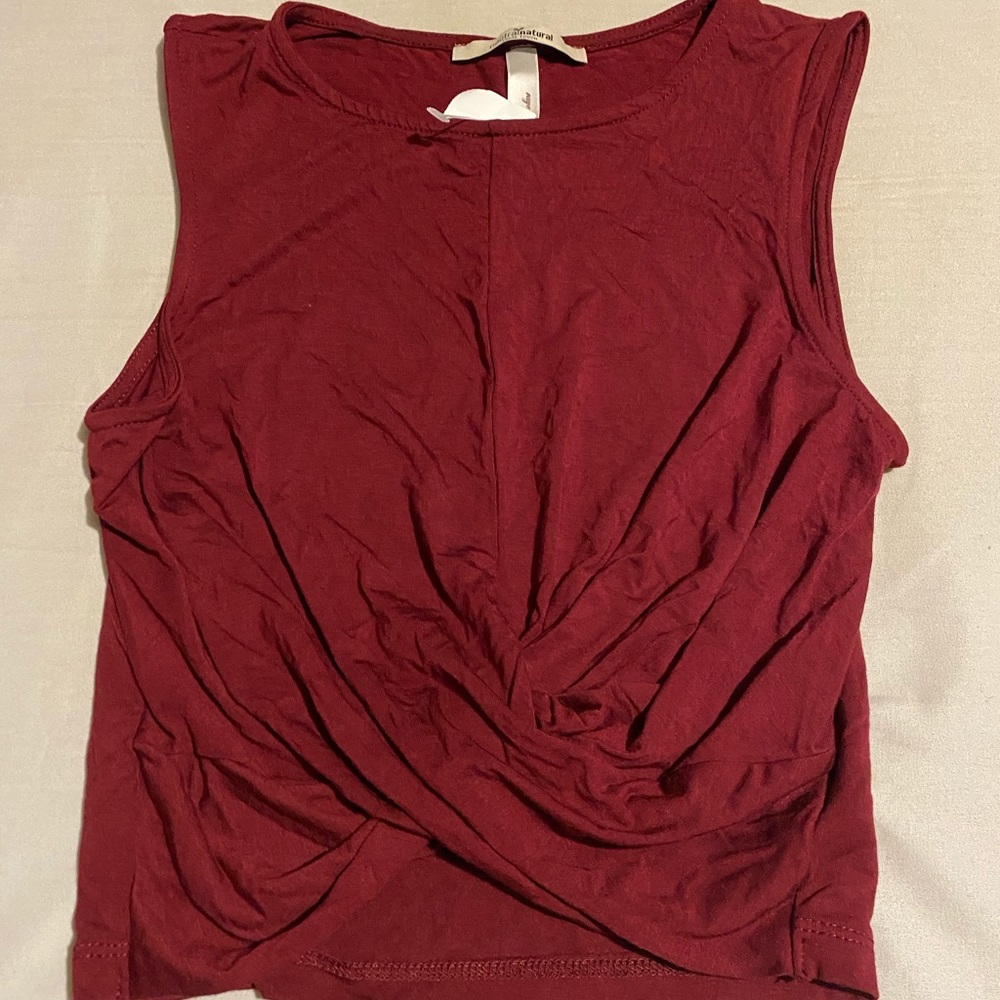Neutral natural Crop top